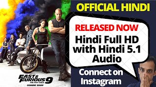 Fast and furious 9 Hindi I Original I OTT Release Date I Fast and Furious 9 Hindi OTT Release Date [upl. by Noremak148]