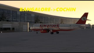 Prepar3dv3 Kingfisher A320 KFR 234BangaloreCochin p3dtutorial bangalorecochin p3d [upl. by Akimihs]