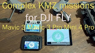 DJI Fly KMZ mission file import with the mapcreator iOS and DJI RC Mavic 3 DJI Air 3 Mini 4 Pro [upl. by Noremmac]