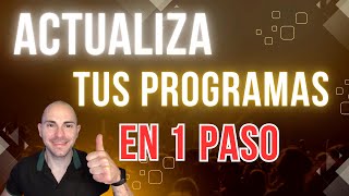 Cómo ACTUALIZAR TUS PROGRAMAS con 1 comando😱MUY FÁCIL🥳 [upl. by Nrubua]