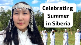 How Native Siberians celebrate Summer Solstice  Ancient Festival Yhyakh [upl. by Josee85]