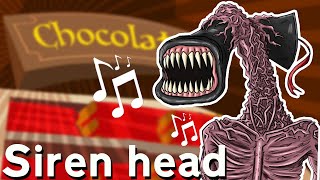 🎤 ¡CHOCOLATE CON ALMENDRAS VERSIÓN SIREN HEAD 😱🍫 PARODIA CANCIÓN ORIGINAL ANIMADA DE MIKECRACK 🎶🎵 [upl. by Rudie]