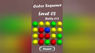 Color Sequence Game  Android  Develop Games [upl. by Sedberry]