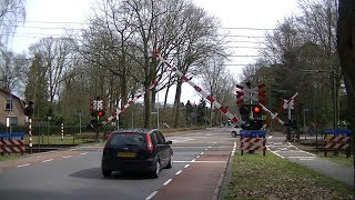 Spoorwegovergang Ermelo  Dutch railroad crossing [upl. by Endo]