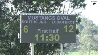 U17 Nev Blair Shield Semi Final Logan vs Souths 25082024 [upl. by Shayla]