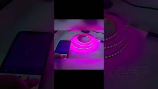 Led Strip With SP110E USB Bluetooth Controller WS2812 3060144 Pixelsm RGBlight home led [upl. by Nosnarb]