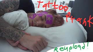 Tattoo Prank On Crainer Thea Gaming Reupload [upl. by Nibor]