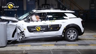 Citroen C4 Cactus Crash Test Euro NCAP [upl. by Ahsitahs45]