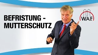 Zum Ende der Befristung im Mutterschutz  Was gilt jetzt  Betriebsrat Video [upl. by Seidule]