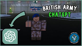 AI helps me join the Roblox British Army [upl. by Anitroc]