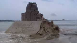 Sand Castle Snippets  Carve a castle from a block [upl. by Nosemyaj]