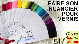 DIY Faire un nuancier vernis a ongles [upl. by Finzer270]