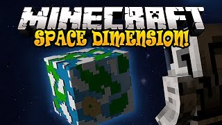 Minecraft Mods  SPACE DIMENSION amp GRAVITY MOD  Star Miner [upl. by Blas]