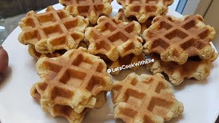 How to Make WAFFLES GALETTE CONGOLAISE [upl. by Norehc]