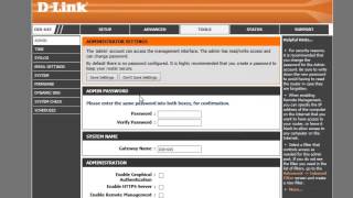 How to change your DLink router login password [upl. by Mencher]