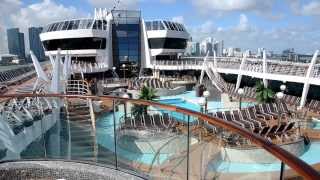 MSC Divina Pool Deck Video Tour [upl. by Alarise]