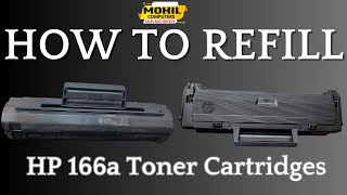 How To refill laser printer toner HP 166a  Laser Printer Me Ink Kaise DaleḦ̇̃p printer [upl. by Cannell537]