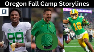 Oregon Football Fall Camp Storylines  Oregon Ducks Football 2024 [upl. by Chanda465]