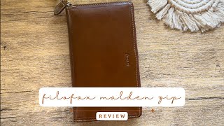 Filofax Malden Compact Zip Review [upl. by Leihcey]