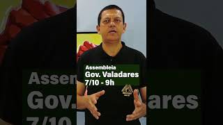 Assembleia 710 às 9h em Gov Valadares  Campanha Salarial 2024 [upl. by Odnalro]