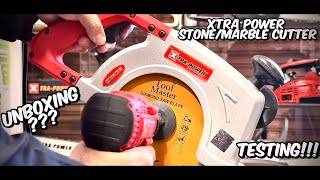 XTRA POWER STONEMARBLE CUTTER  XTRA POWER TOOLS powertools xtrapower [upl. by Eirac580]