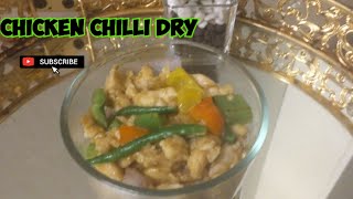 Chicken chilli dry chilly chicken dry chicken chilli how to Cook chicken chilli [upl. by Yggep]