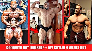 GoodVitos Post Injury Update  More Carlos Thomas Jr Hype  Jay Cutler 4 Weeks Out Masters Olympia [upl. by Scotney138]