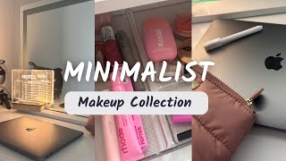 Updated Minimalist Makeup Collection [upl. by Leahcimnaes]