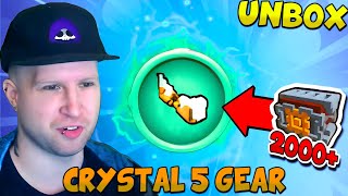 MY FIRST CRYSTAL 5 IN TROVE  Unboxing Over 2000 Gearcrafters Vault Boxes [upl. by Odraude812]