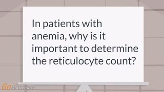 What is the importance of reticulocyte count in anemia workup [upl. by Erlinna903]