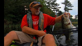 Solid Lake Catoma Bass Pattern Early Fall [upl. by Lambert]