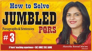 PARAJUMBLED PQRS Best Approach to solve for SSC BANK CDS by Manisha Bansal Maam 3 [upl. by Einram]