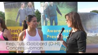 Congresswoman Tulsi Gabbard HI at the Congressional Workout [upl. by Libbey]