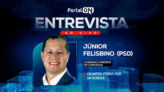 PORTAL ON ENTREVISTA Junior Felisbino candidato a Prefeito de Cosmópolis [upl. by Ramberg]