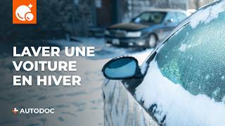 Comment laver votre voiture en hiver  Les conseils dAUTODOC [upl. by Nylekcaj664]