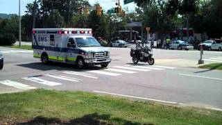 Obama Motorcade in Raleigh  Sept 14 2011  Western Blvd [upl. by Azarria]