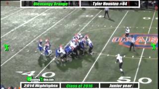 2016 Tyler Houston Olentangy Orange DE84 Jr yr [upl. by Einahpts]