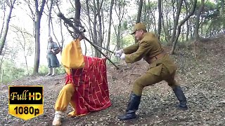 【Kung Fu Movie】A Shaolin monk is actually a Kung Fu master and can kill a Japanese samurai instantly [upl. by Neelyak806]