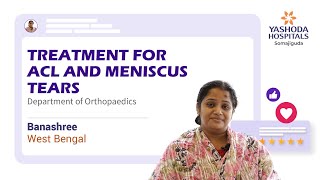 Treatment for ACL and Meniscus Tears  Yashoda Hospitals Hyderabad [upl. by Ahsieyt]