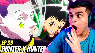 GON VS HISOKA ASSISTINDO HUNTER X HUNTER PELA PRIMEIRA VEZ EP 35 REACT [upl. by Lindell]