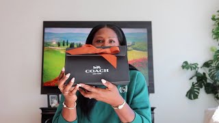 NEW Coach Studio Baguette Unboxing  Collection  BrassWine  First Impression  Coach Handbags [upl. by Yllaw]