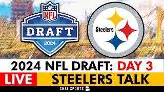 Pittsburgh Steelers NFL Draft 2024 Live Rounds 47 [upl. by Niarda779]