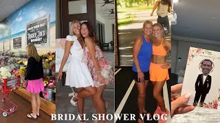 BRIDAL SHOWER VLOG family in town bridal shower games wellness walk 🌸💞💍👰🏼‍♀️ [upl. by Ogir543]