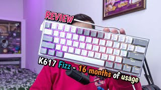 Redragon K617 Fizz InDepth Review after 16 months of Usage  Best 60 Gaming Keyboard under 2500rs [upl. by Hplodnar296]