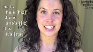 How to Pronounce Contractions American English Pronunciation [upl. by Yartnoed]