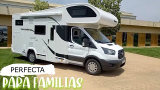 🚐 ¿LA MEJOR AUTOCARAVANA para FAMILIAS  ✅ VAN TOUR capuchina BENIMAR SPORT 340 UP al DETALLE [upl. by Scrivens]