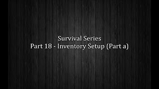 UE4 Survival Game  Inventory Setup Part 18a [upl. by Jews]