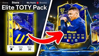 WE PACKED 2 TOTY CARDS 🥳 600K ELITE TOTY PACKS  FC 24 Ultimate Team [upl. by Chantal]