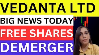 Vedanta demerger FREE में मिलेगा ShareVedanta share news todayVedanta share price target dividend [upl. by Darce]