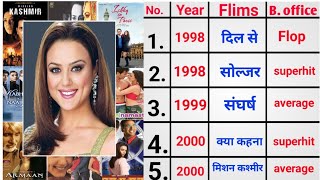 Preity Zinta all movie list ll Preity Zinta all film list flop amp hit ll Preity Zinta filmography [upl. by Wanids827]